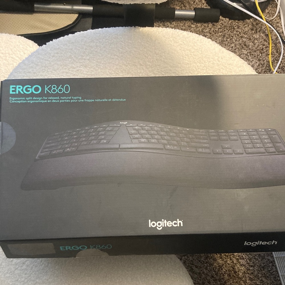 Logitech ERGO K860 Wireless Keyboard - Black